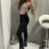 Kinga barna-fekete garbós tüll body - Image 2
