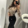 Kinga barna-fekete garbós tüll body - Image 3