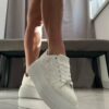 Lolly shoes fehér csipkés sneaker cipő