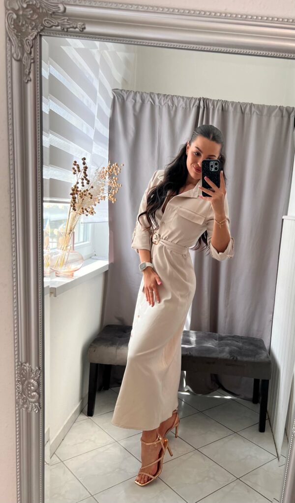 Vilan nude öves maxi ruha
