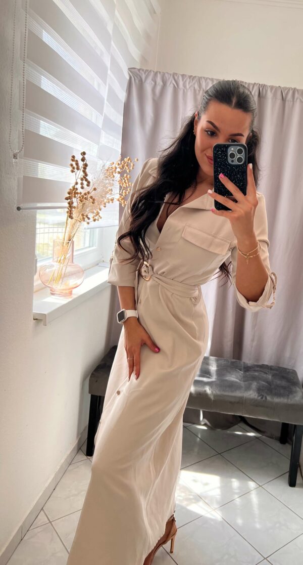 Vilan nude öves maxi ruha - Image 3
