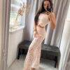 Hanna nude horgolt kétrészes szett
