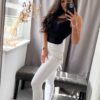 Rima fekete csipke body