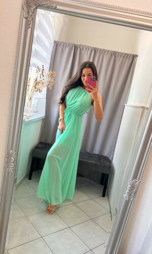 Iren menta húzott maxi ruha