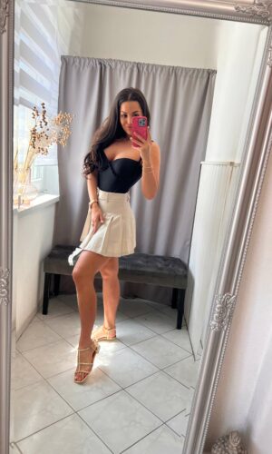 Kessa fonott fekete body
