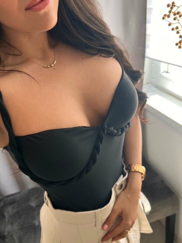 Kessa fonott fekete body - Image 2