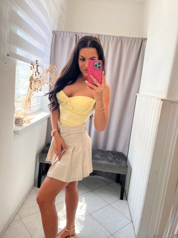 Kessa fonott sárga body - Image 3