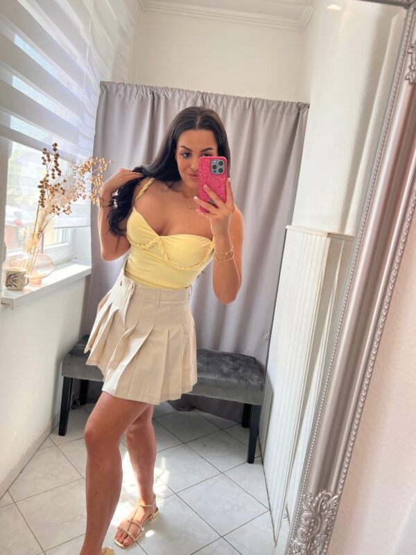 Kessa fonott sárga body - Image 4