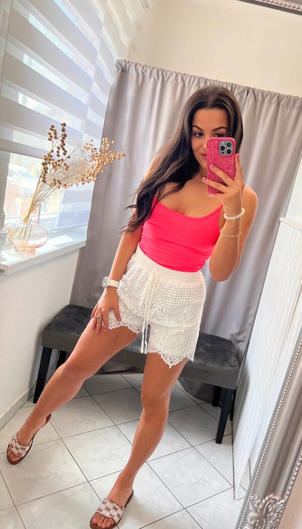 Danell vékony pántos neon pink trikó - Image 3