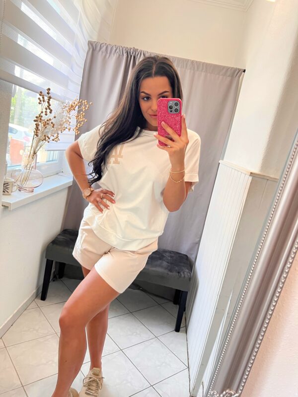 Lisa kétrészes fehér-nude szett - Image 3