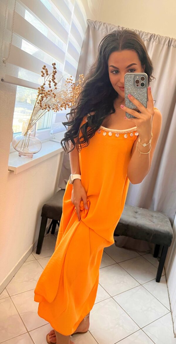 Malen neon narancs maxi ruha - Image 4