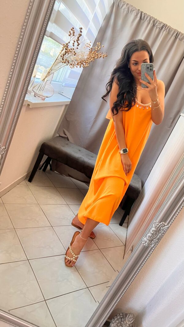Malen neon narancs maxi ruha - Image 2