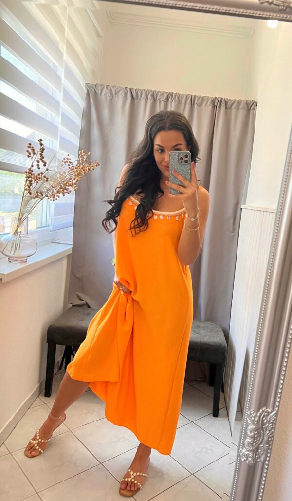Malen neon narancs maxi ruha - Image 6