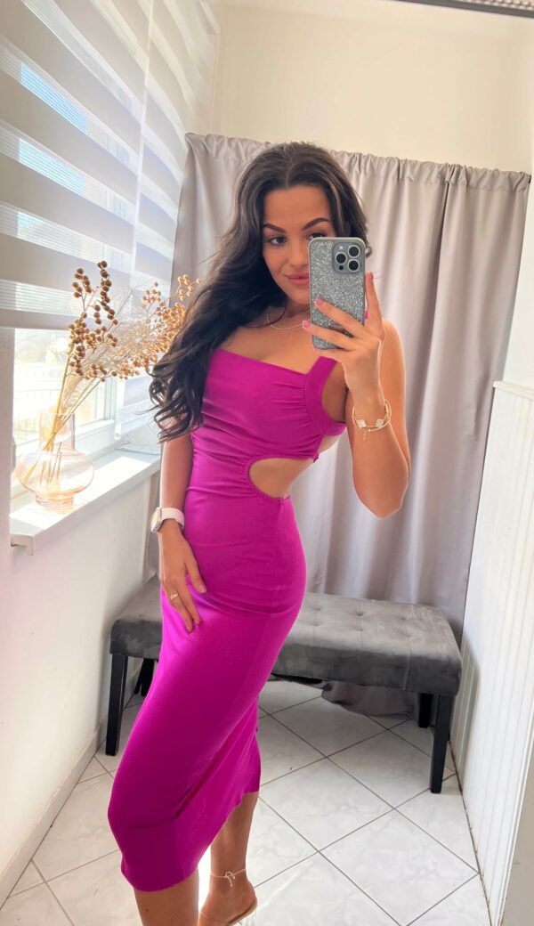 Nera violet fűzős ruha - Image 3