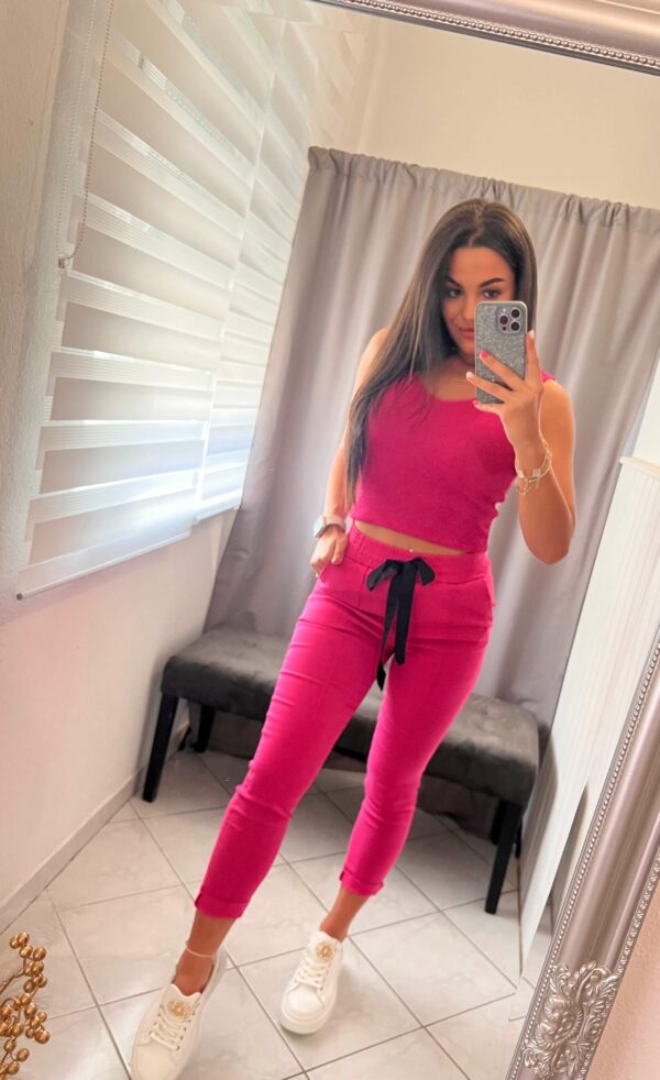 Mia pink vászon nadrág - Image 3
