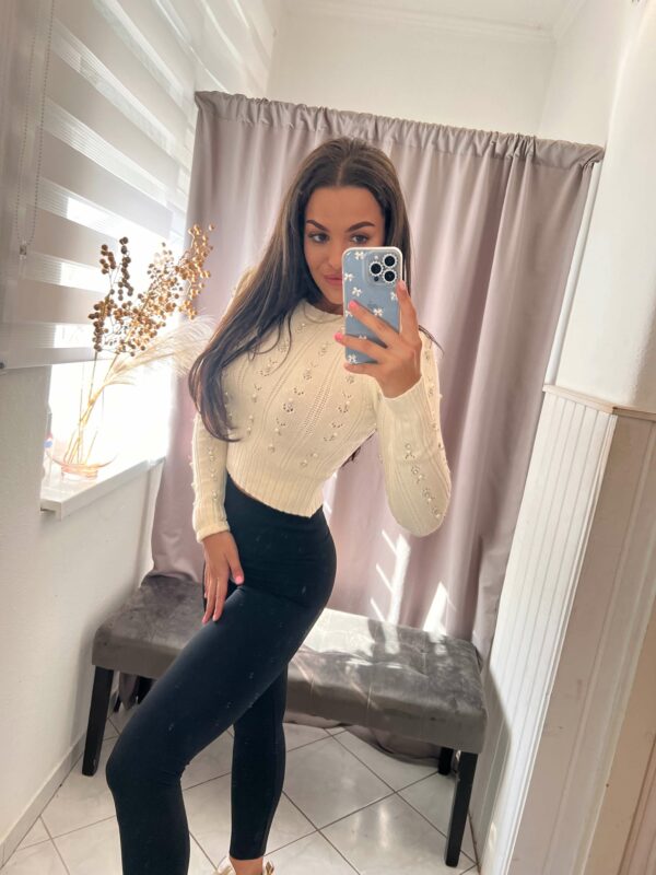 Camila alakformáló fekete leggings - Image 5