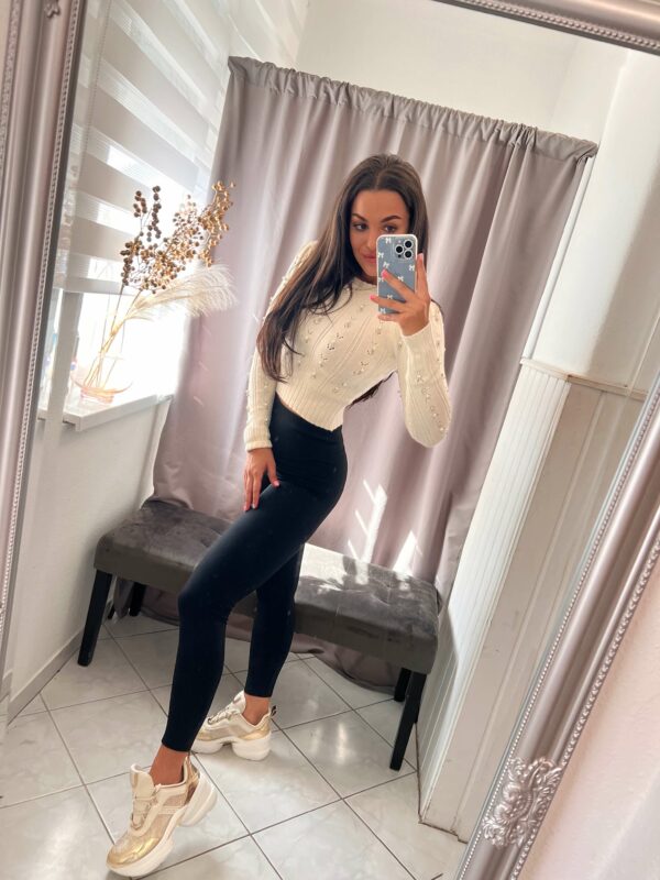 Camila alakformáló fekete leggings