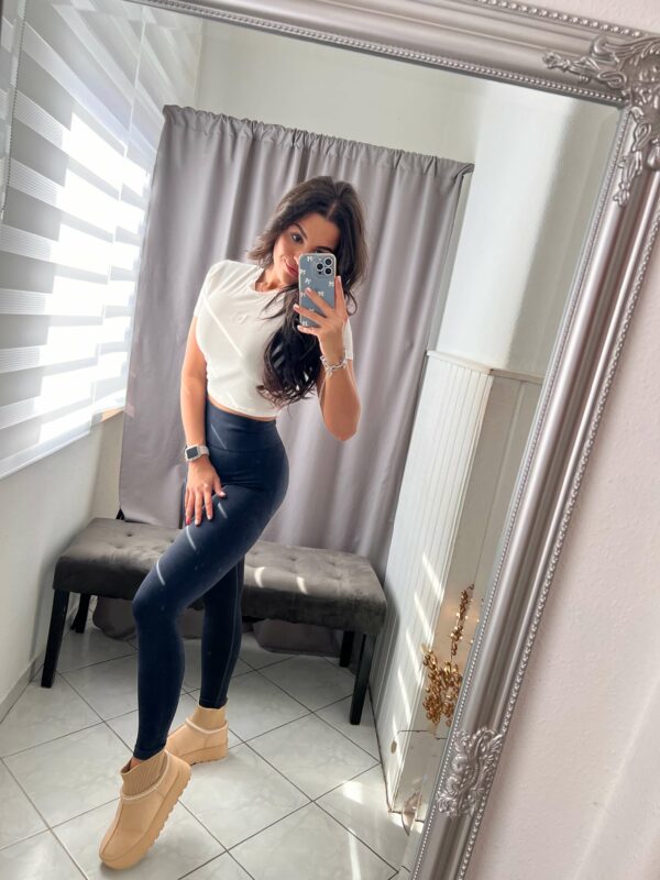 Bira alakformáló sötétkék leggings
