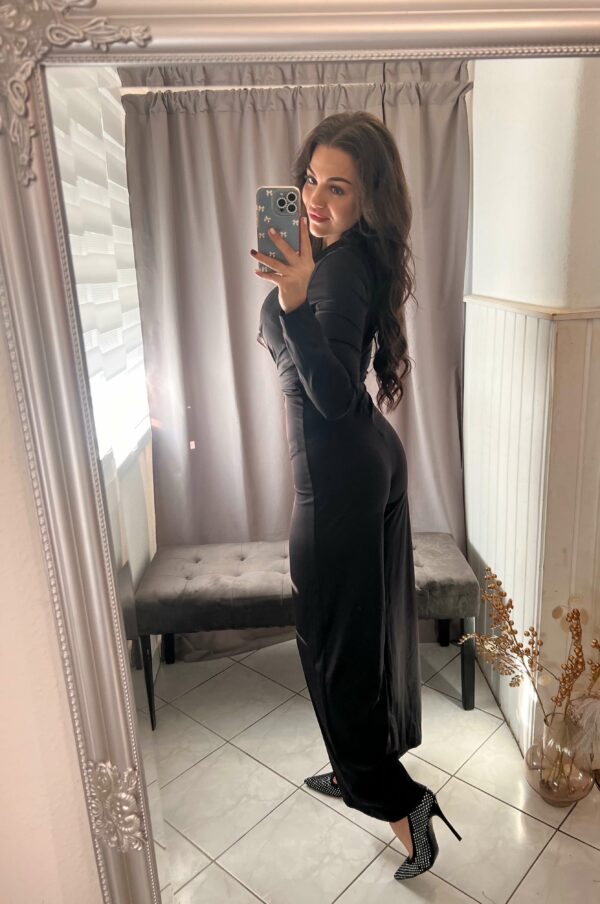 Mella fekete arany kapcsos overál - Image 6