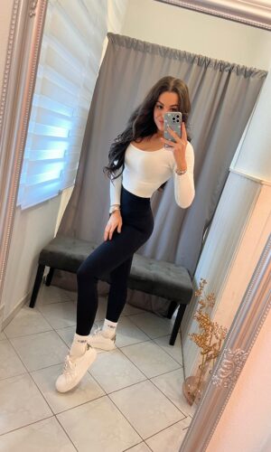 Bira alakformáló fekete leggings