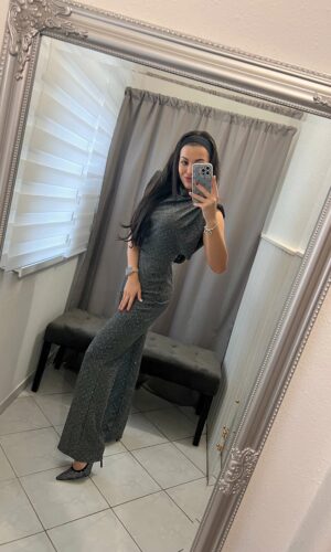 Selli ujjatlan ezüst overál