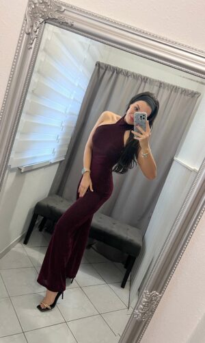 Delen bordó overál