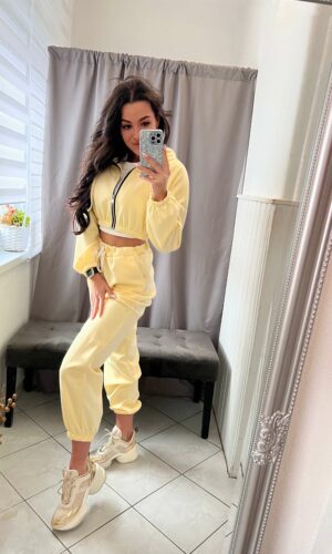 Szerra kétrészes sárga szett