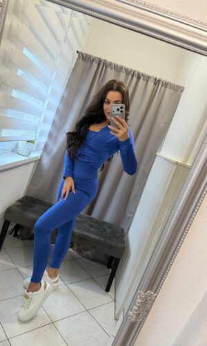 Jela háromrészes alakformáló királykék szett