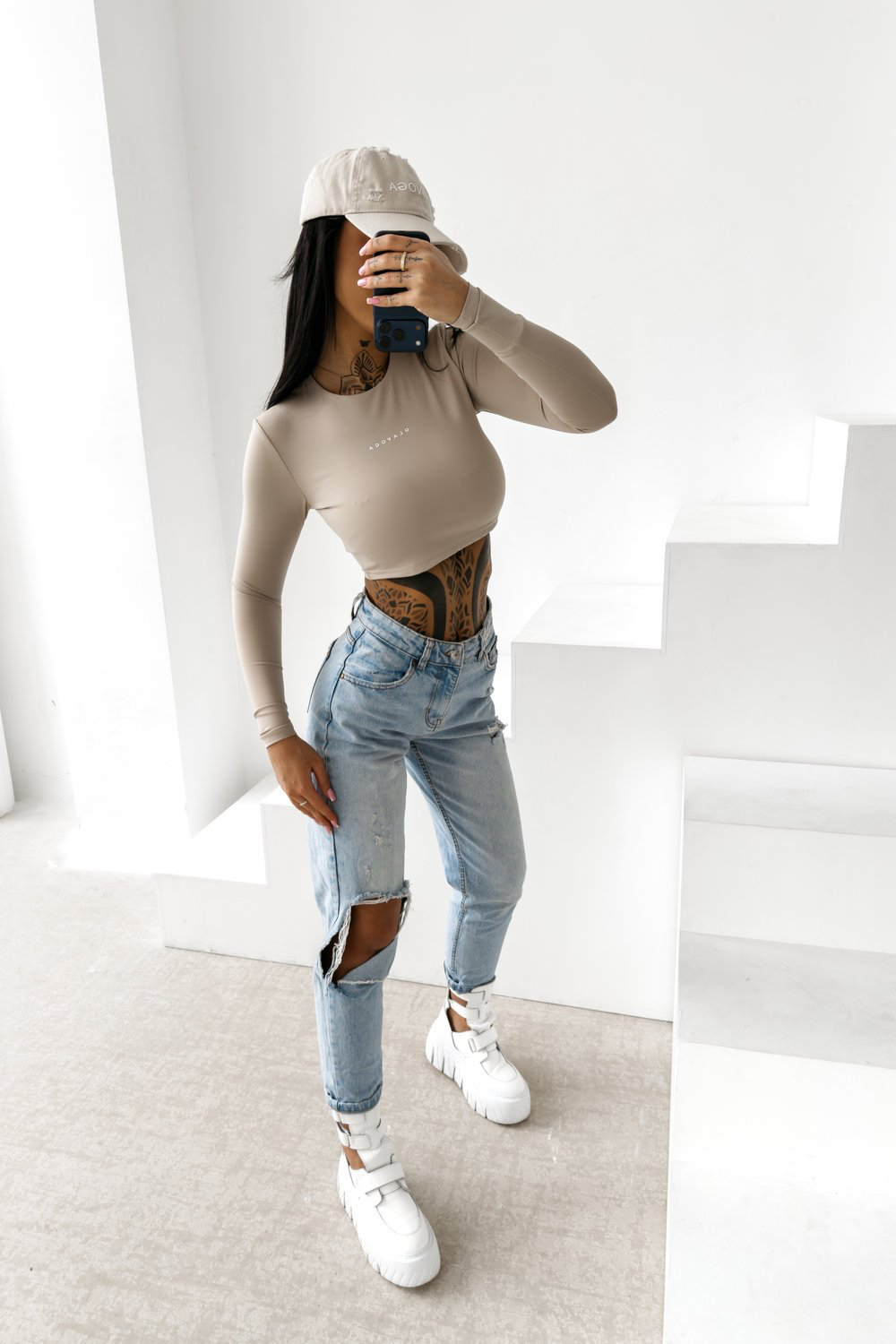 Ola Voga Vira felső bézs