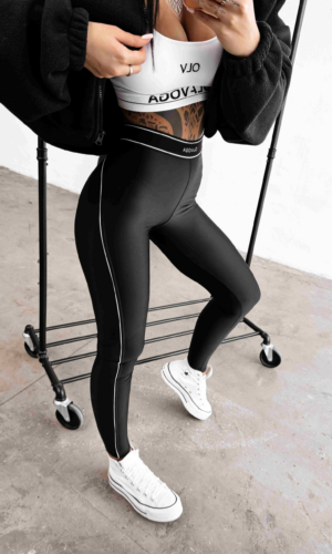 Ola Voga Glitz leggings fekete