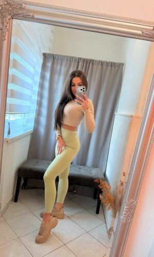 Lime zöld leggings